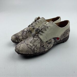 Marc Joseph New York Women's Leather snake print Pacific Golf Shoes Brazil 6.5